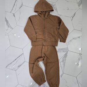 George Kids Brown Jogger Set